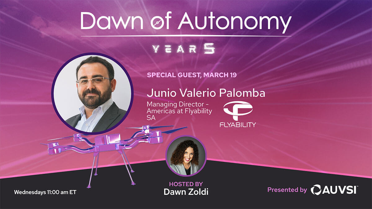 Junio Valerio Palomba, Managing Director – Americas, Flyability SA | Dawn of Autonomy | Episode 63
