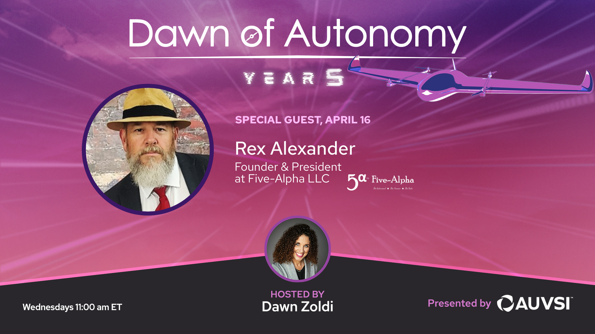 Rex Alexander, Founder & President, Five-Alpha LLC | Dawn of Autonomy | Episode 67