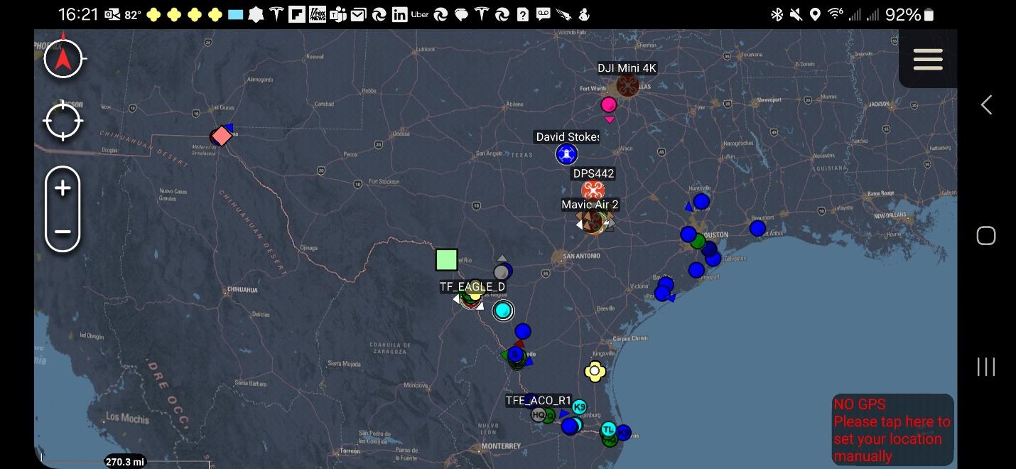 screen shot of ATAK