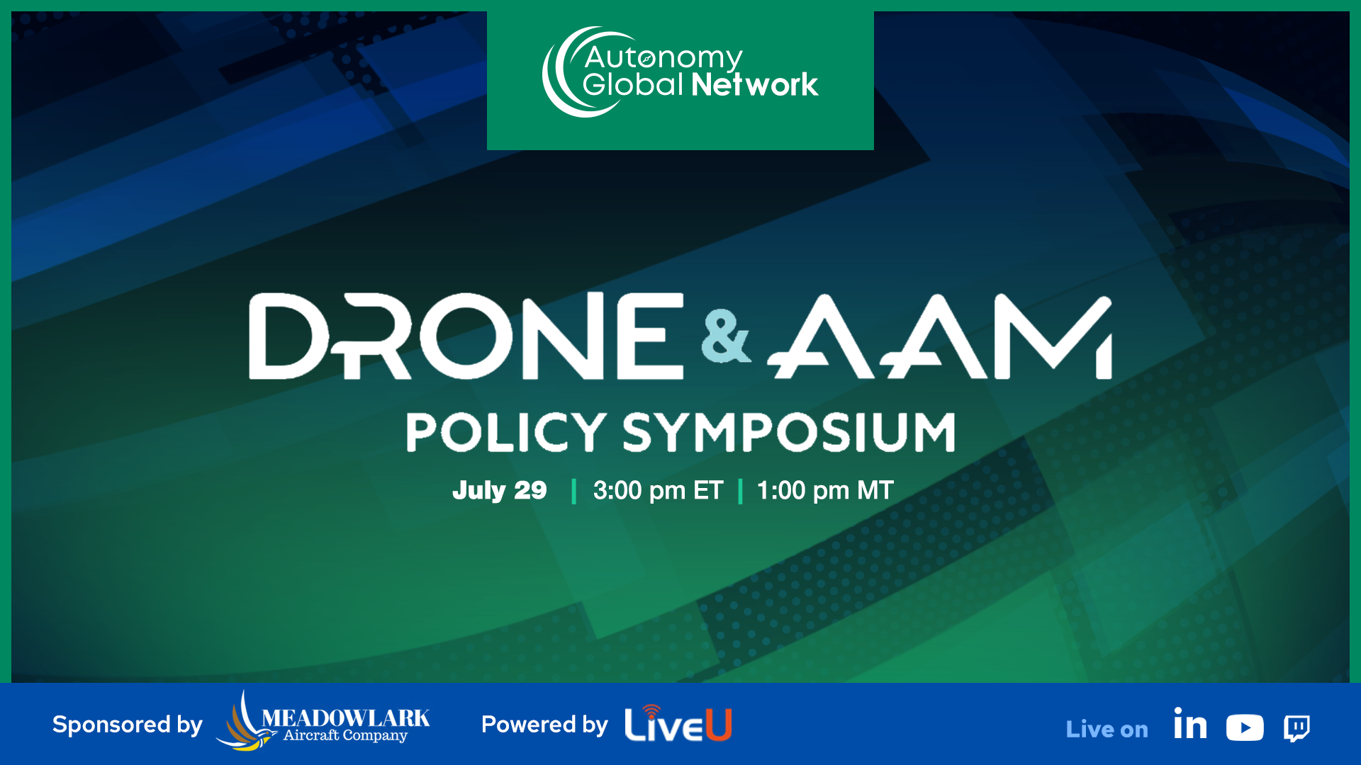 AGN Live! AUVSI Drone & AAM Policy Symposium
