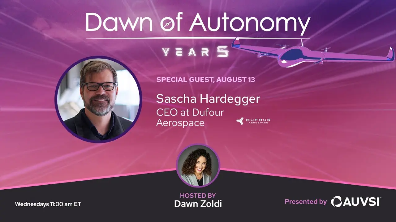 Sascha Hardegger, CEO at Dufour Aerospace | Dawn of Autonomy | Episode 84