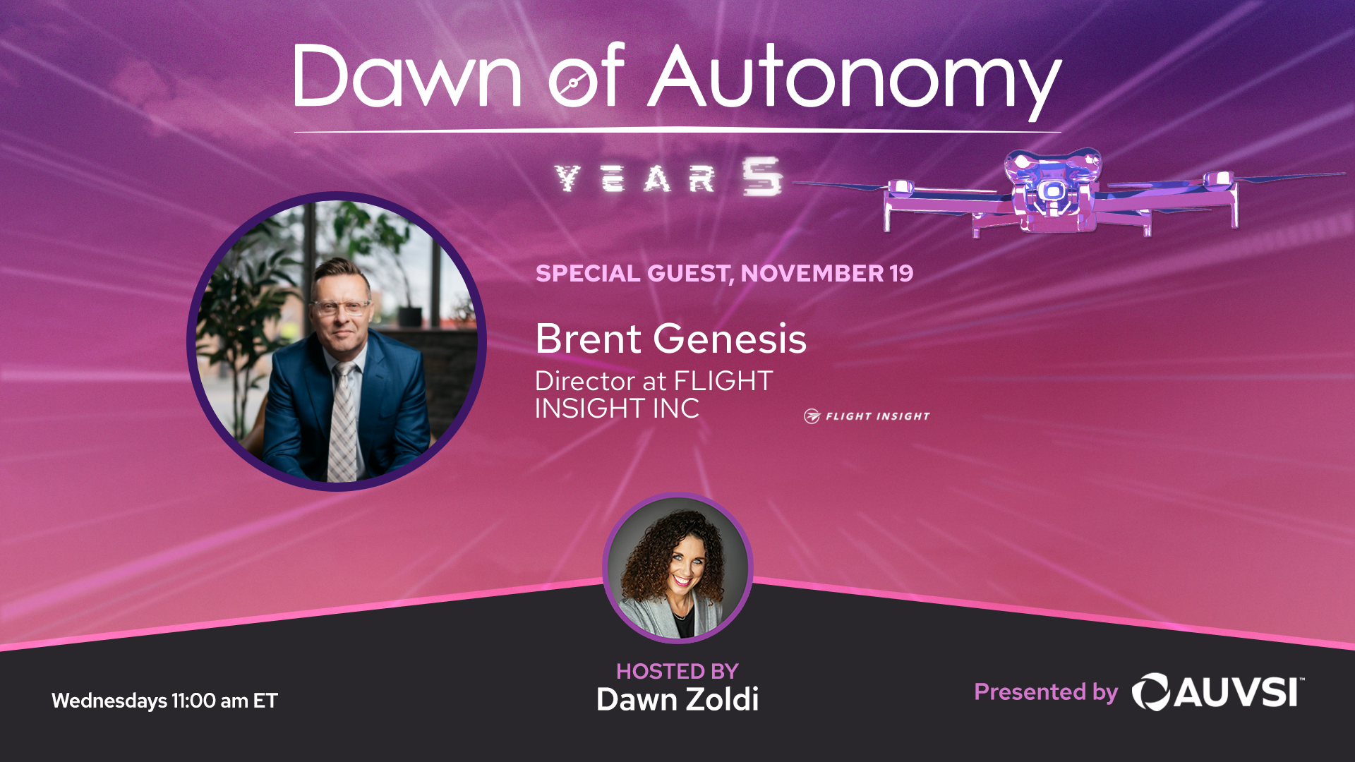Brent Genesis, Founder and Director, Flight Insight | Dawn of Autonomy | Episode 98