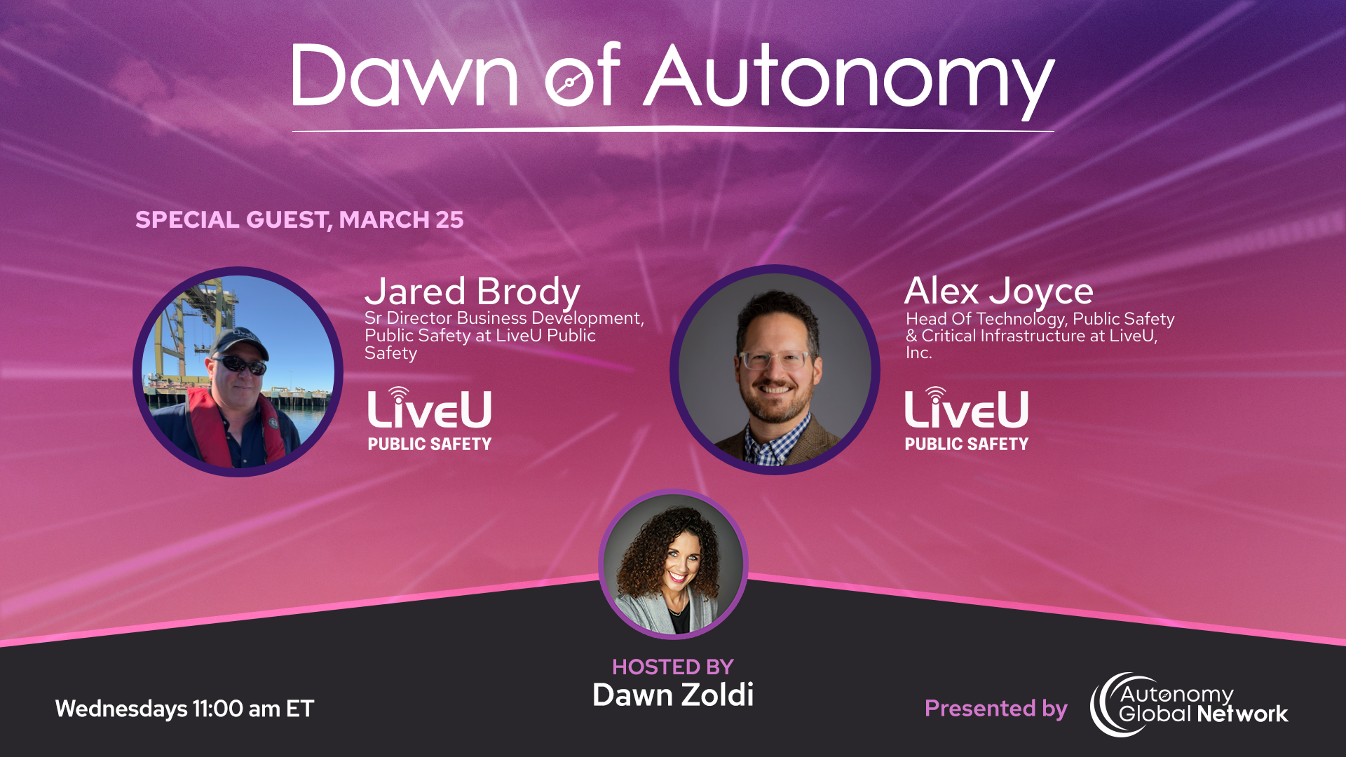Jared Brody & Alex Joyce, LiveU Public Safety | Dawn of Autonomy | Episode 114