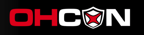 OHCON logo: bold red 'OH' followed by white 'C' and 'N' with a shield crest between the letters