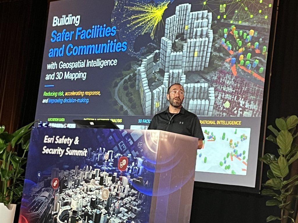 Damien Mscisz, Intelligence Analyst Supervisor with the PADOC, outlined the wide variety of use cases for GEOINT and 3D maps in corrections.