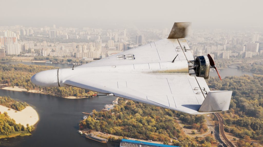 ivkovmark/shutterstock.com; Russian Shahed drone.