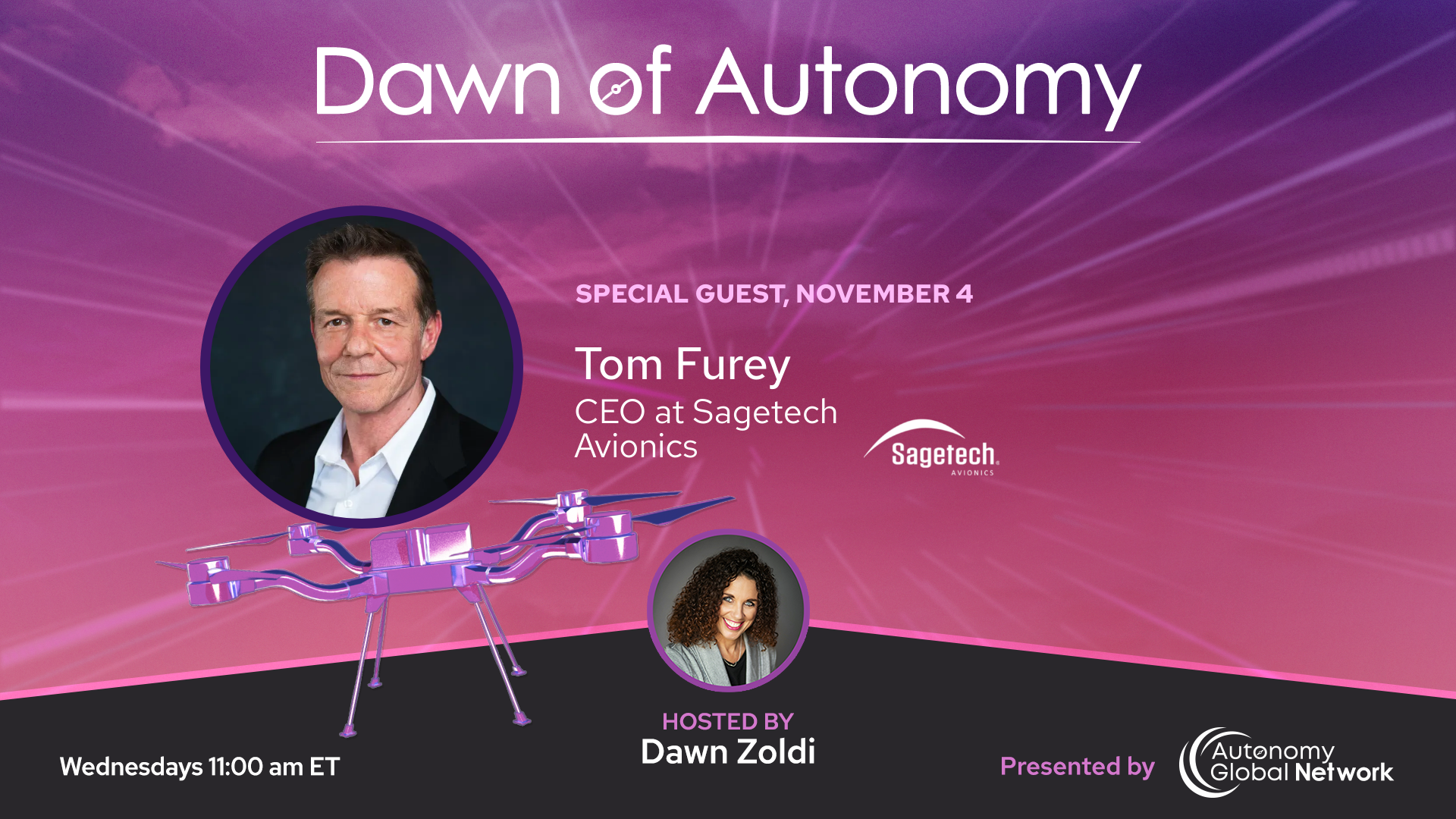 Tom Furey CEO at Sagetech Avionics | Dawn of Autonomy Ep. 146